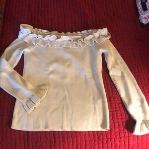 White House Black Market Off the shoulder Sweater